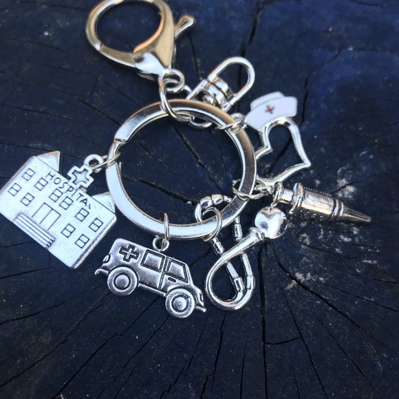Fathers Day gift Nurse/Doctor keychain - Picture 6 of 8